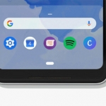 This is how the 'home button' looks like in Android P.