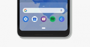 This is how the 'home button' looks like in Android P.