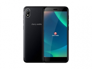 The Cherry Mobile Omega Lite 4 smartphone in black.