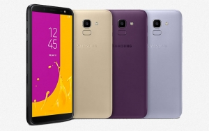 The Samsung Galaxy J6 is available in four color options.
