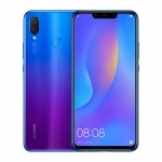 The Huawei Nova 3i smartphone in iris purple color.