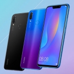 The Huawei Nova 3i in black and iris purple colors.