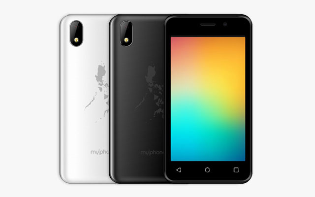 The MyPhone myA11 comes in white and black color options.