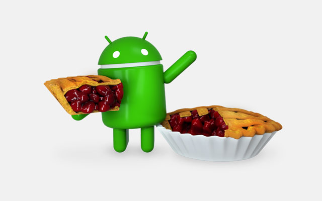 The Android 9 Pie logo.