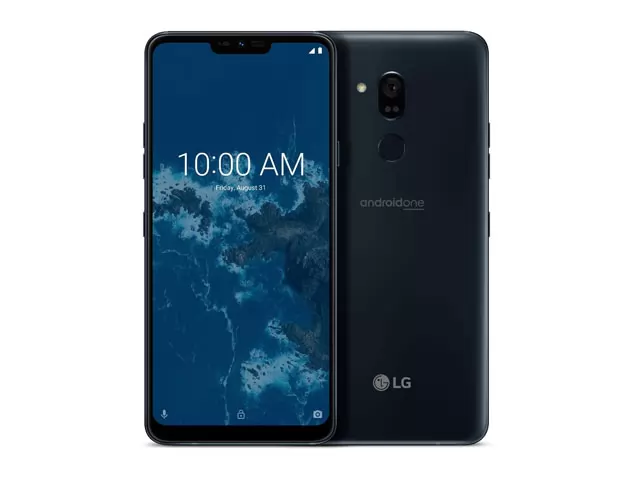 The LG G7 One smartphone.