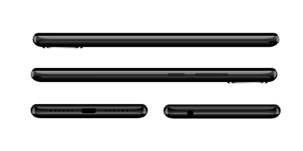 Side, bottom and top views of the Cherry Mobile Flare S7.