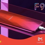 The OPPO F9 smartphone.