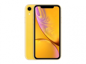 The iPhone Xr in yellow.