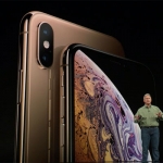 Apple senior VP Philip Schiller unveils the iPhone Xs and iPhone Xs Max.