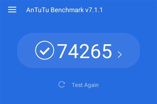 Realme C1 Antutu Benchmark score.