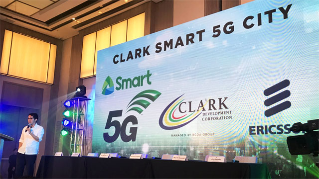 Smart is partnering with Clark Development Corp. and Ericsson in bringing 5G to the Philippines.