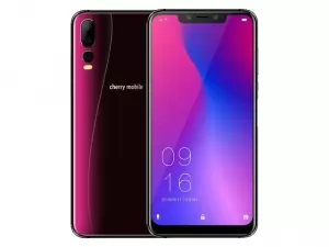 The Cherry Mobile Flare X3 smartphone in Twilight Purple color.