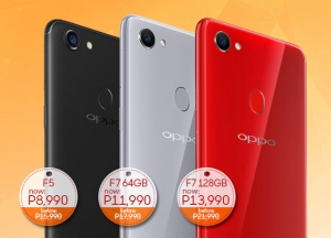 Discounted OPPO F5 and OPPO F7.