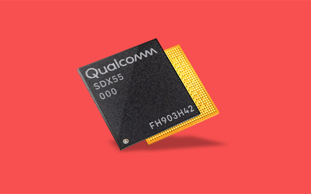 Qualcomm Snapdragon X55 render.