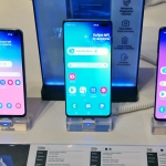 The Samsung Galaxy S10e, S10+ and S10.