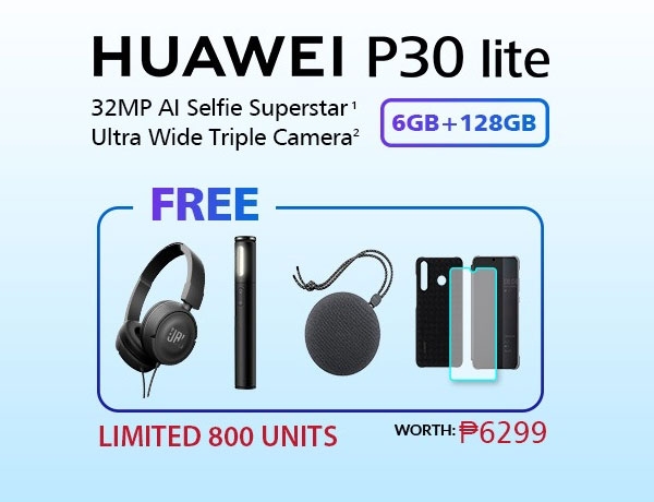 Huawei P30 Lite freebies.