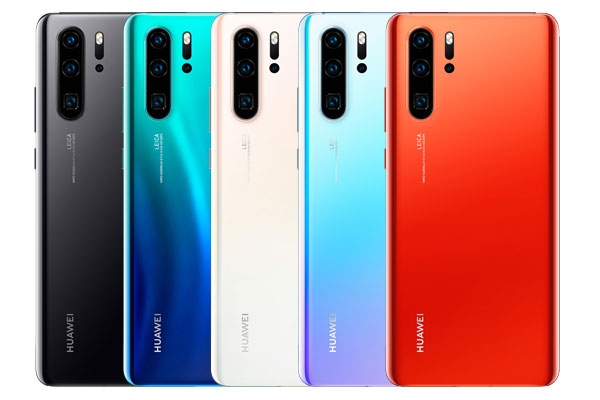 Huawei P30 Pro color options.