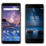 Meet the Nokia 7 Plus (left) and Nokia 8 (right).