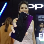 Gretchen Ho with the OPPO F11 Pro.