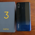 The Realme 3 and its box.