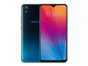 The Vivo Y91C smartphone in fusion black color.
