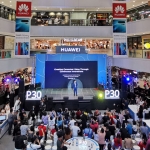 The Huawei P30 series launching event at the SM Megamall Fashion Hall.