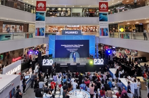 The Huawei P30 series launching event at the SM Megamall Fashion Hall.