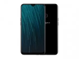 The OPPO A5s smartphone in black.