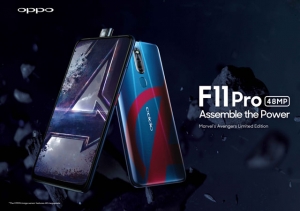 The OPPO F11 Pro Avengers Limited Edition smartphone.