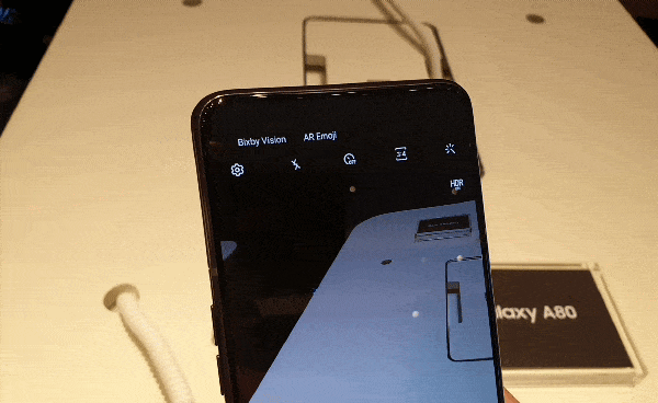This is how the cameras of the Samsung Galaxy A80 pops-up and flips!