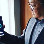 MVP shows off the 5G Huawei smartphone.