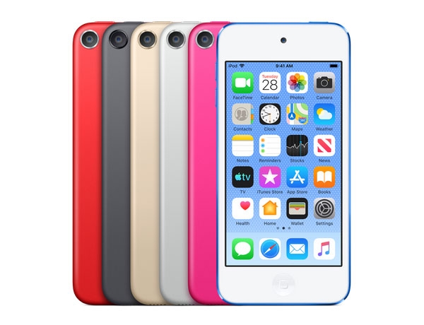 iPod touch 2019 color options.