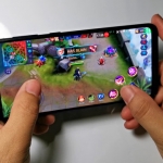 Playing Mobile Legends on the Samsung Galaxy A20