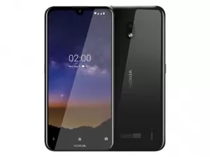 The Nokia 2.2 smartphone in black color.