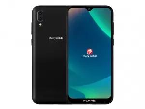The Cherry Mobile Flare HD 5.0 smartphone in black color.