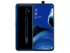 The OPPO Reno2 Z smartphone in Luminous Black color.