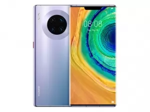The Huawei Mate 30 Pro in space gray color.