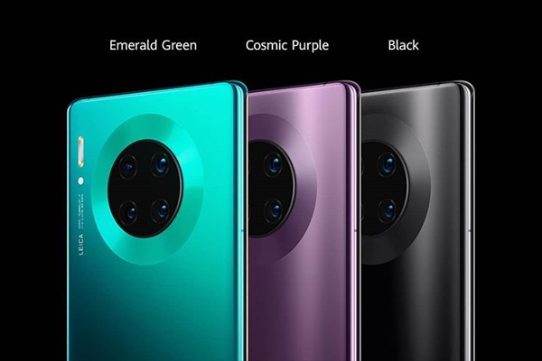 Huawei Mate 30 Pro color options.