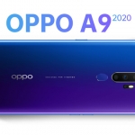 The OPPO A9 2020 in space purple color.