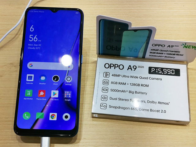 oppo a9 2020 camera specs