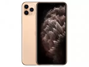 The iPhone 11 Pro Max in gold.