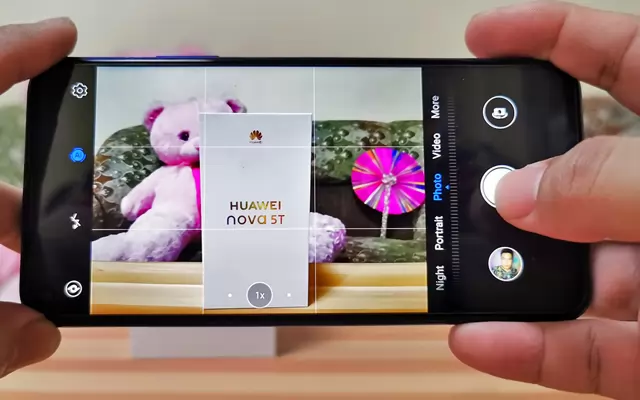 Huawei Nova 5T camera