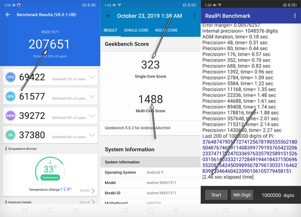 Realme 5 Pro Benchmark Scores