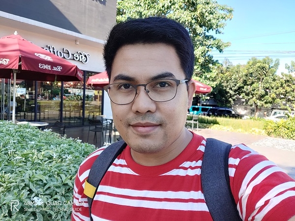 Selfie with the Realme 5 Pro.