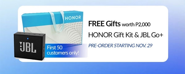 Honor 9X pre-order freebies.