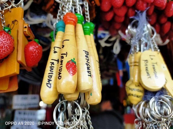 La Trinidad souvenirs captured by the OPPO A9 2020.