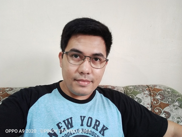 OPPO A9 2020 sample selfie.