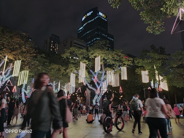 Ayala Triangle Gardens by OPPO Reno2 with Night mode.