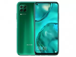 The Huawei nova 7i smartphone in Crush Green color.