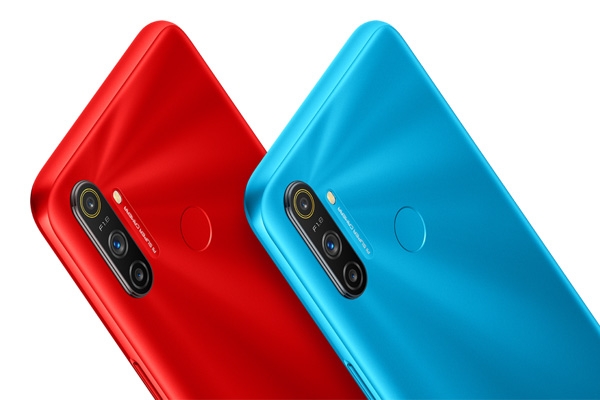 Realme C3 back cover design and rear cameras.